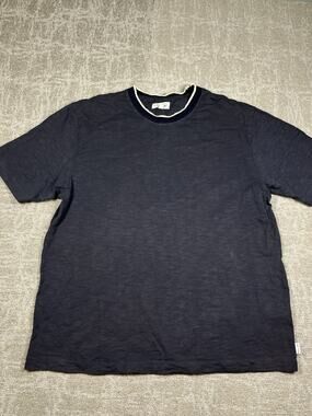 Banks Journal 100% Orgnaic Cotton Short Sleeve Crewneck Shirt Size M